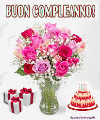 Non importa se sei giovane o vecchio! Bellissimo Fiore Auguri Di Buon Compleanno Gif