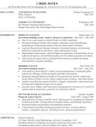 Investment Banking Resume Free Resume Templates Job Resume Samples Marketing Resume Job Resume