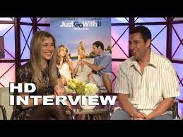 She plays the role katherine murphy in the 2011 romantic comedy movie just go with it. Just Go With It Jennifer Aniston Adam Sandler Exclusive Interview 02 11 2011 Screenslam Youtube
