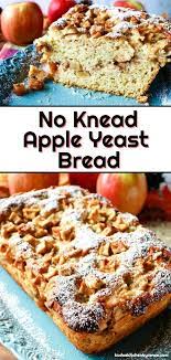 No Knead Apple Yeast Bread Recipe Best Bread Recipe Thanksgiving Baking Recipes Yeast Bread