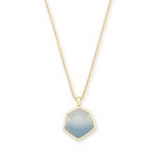 Facebook gives people the power to. Kendra Scott Vanessa Gold Long Pendant Necklace In Steel Gray Ombre Borsheims
