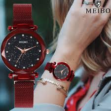 ishowtienda mujer zegarek damski bayan kol saati relojes para meibo women s casual quartz stainless steel strap wrist watch
