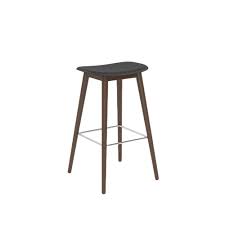 Replacement round wood seats can be used with or without a swivel plate. Fiber Bar Stool Characteristic Design For Everyday Use