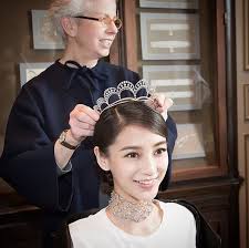The enchanted tiara by chaumet hardcover $24.95. Angelababy Tried On Her Chaumet Tiara You Must See The Lavish 31 Million Wedding Of The Kim And Kanye Of China Popsugar Fashion Photo 14