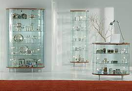 Crystal Display Cabinet Glass Shelves Decor Glass Showcase Design Glass Cabinets Display