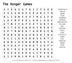 When you negotiate a deal, you support your position in a variety of ways, basing your arguments on fai. Download Word Search On The Hunger Games