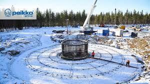 If there are any unexpected concerns, such as waterlogged grounds, the excavation will slow down. Wintertime Construction Of Wind Turbine Tower Foundations Youtube