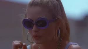 Red Floral Slip Dress worn by Marcie Fox (Julie Benz) in Jawbreaker