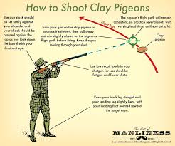 How To Shoot Clay Pigeons The Art Of Manliness Clay Pigeon Shooting Clay Pigeons Clay Shooting
