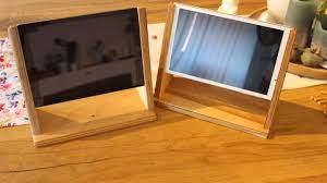 Small Wooden Project Tablet Stand Tablet Ipad Stander Youtube Ipad Stander Badewannenauflage Stander