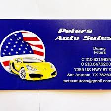 PETERS AUTO SALES