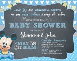 Mickey Baby Shower Etsy