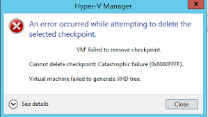 Maybe you would like to learn more about one of these? Hyper V Catastrophic Failure 0x8000ffff How We Fix It
