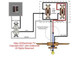 It could be a single switch wiring or double switch wiring. Ceiling Fan Wiring Diagrams For Installation Or Repair