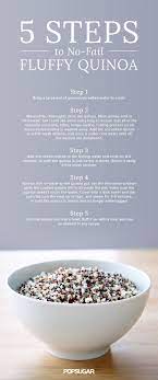 5 Steps To No Fail Fluffy Quinoa How To Cook Quinoa Recipes Food