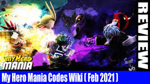 Our roblox my hero rising codes wiki has the latest list of working op code. My Hero Mania Codes Wiki Feb 2021 Get Full Details Watch The Video Dodbuzz Youtube