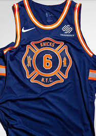 New york knicks 2021 city uniform. Nba On Espn On Twitter A Closer Look At The Knicks City Edition Uniforms To Honor Firefighters Debuting Later This Month Via Ianbegley Https T Co Oaip6owmr5
