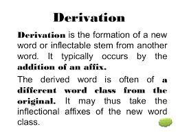 Penggunaan as if pada kalimat menunjukkan bahwa ini adalah bentuk pembentukan kata benda (noun formation). Pengertian Dan Contoh Kalimat Derivation Bahasa Inggris