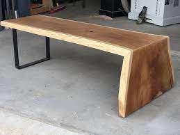 Cherry Waterfall Coffee Table Live Edge Coffee Table Live Edge Table Coffee Table Wood