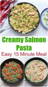 After two minutes, drain the pasta and asparagus. Creamy Salmon Pasta My Fussy Eater Easy Kids Recipes