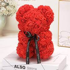All the red flowers in order to ensure you receive the freshest product possible, we will make every attempt to deliver the specified product. Rose Bear Uk Handmade Luxury Flower Rose Love Teddy Bear Buy Simple Store