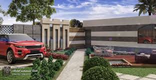 andalusian private villas complex ksa فلل اندلسي اسلامي ديكور خارجي small garden private villas beautiful lights