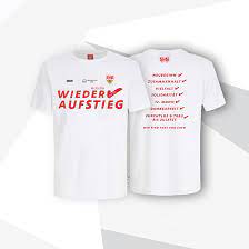 Das hochwertige vereinswappen der cannstatter jungs ist in einer strukturierten 3d optik. Vfb Stuttgart T Shirt Aufstieg 2020 Kinder Hier Bestellen Bild Shop