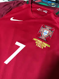 The home/away shirts are respectively applicated each of colors in red and green to. Euro 2016 Finals Jersey Portugal France Men S Fashion Activewear On Carousell