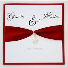 White With Red And Black Inexpensive Wedding Invitations Handmade Wedding Invitations Cheap Wedding Invitations