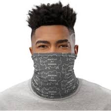 Face Mask/neck Scarf Piano Design in Gift Sleeve