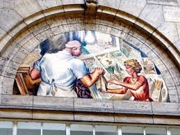 Post Office Murals Port Chester Ny With Images Office Mural Port Chester Mural