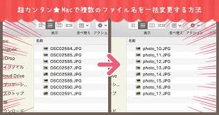 Macってこんなことできるの 複数のファイル名を一括で変更 リネーム 連番がつけられる素敵機能がある ゆうこのブログ