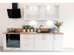 Make social videos in an instant: Cuisine Complete Nina 2 40m Blanc Brillant Bobochic