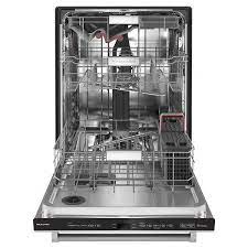 Maybe you would like to learn more about one of these? Kitchenaid 24 In Printshield Stainless Steel Top Control Built In Tall Tub Dishwasher With Stainless Steel Tub 44 Dba Kdtm604kps The Home Depot