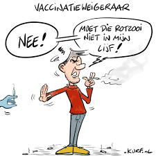 Copyrights and trademarks for the cartoon, and other promotional materials are held by their respective owners and their use is allowed under the fair use clause of the copyright. John Korver On Twitter Cartoon Over Vaccinatieweigeraars Coronapaspoort Vaccin Coronavaccin Coronavirus Corona Coronamaatregelen