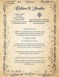 Return To Sender Easy Karmic Justice Spell With Lemon Witchcraft Spell Books Revenge Spells Karma Spell