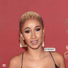 Cardi B Who Looks So Gatdamn Powerful With These Poppin Coils Short Natural Haircuts Short Natural Hair Styles Tapered Natural Hair