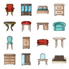 Fabricación de muebles para el hogar, a la medida, y de calidad. Iconos De Los Muebles Y El Conjunto Interior De Una Casa En Estilo De Dibujos Animados Gran Coleccion De Muebles Y Hogar Interior Vector Simbolo De La Ilustracion Ilustraciones Vectoriales Clip Art
