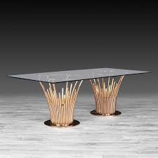 Rg Rect Dining Table Mauris Dining Table Gold Gold Dining Room Table Gold Dining