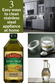 3 Easy Ways To Clean Stainless Steel Appliance At Home In 2020 Cleaning Stainless Steel Appliances Stainless Steel Cleaning Baking Soda Cleaning