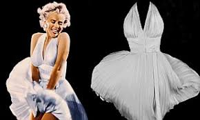 The gold lamé dress was designed by william travilla. Marilyn Monroe S Dress In The Seven Year Itch Sells For 2 8m At Auction Daily Mail Online