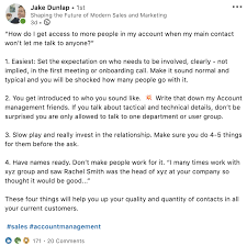 Always wait until you have stopped writing and are facing the group to talk. 87 Unique Linkedin Post Ideas Examples