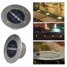2pcs Solar Led Path Lights Waterproof Underground Garden Lights Outdoor Landscape Lighting For Lawn P Eclairage De Jardin Lampe Solaire Jardin Amenagement Cour