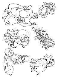 Toys & games kickin' kitchen collect & play jungle in my pocket play set alligator, elephan & gorilla. Jungle Book Coloring Pages Download And Print Jungle Book Coloring Pages