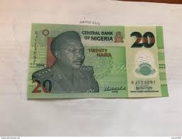 Would you like to convert an amount to multiple other currencies at once? Nigeria Nigeria 20 Naira Polymer Unc Banknote 2008