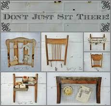 Paige's big tip is to make sure you use the correct size of brad nails to safely secure your chair. Don T Just Sit There Repurposed Chair Parts Knick Of Time