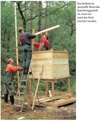 Uberdachter Druckjagdbock Wild Und Hund Jagd Hunde Hochsitz