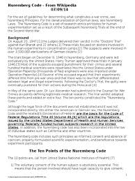 The general post office (gpo) was the state postal system and telecommunications carrier of the united kingdom until 1969. The Nuremburg Code Wiki Nuremberg Trials Applied Ethics