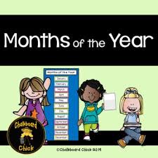 Months Of The Year Is A Terrific Addition To Your Classroom All Year Long Line The Month Cards I Months In A Year Life Skills Special Education Teacher Help