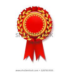 Red Award Ribbon Vector Certificate Banner Celebration Tag Advertising Event 3d Realistic Illustration Award Ribbon Vector Prints For Sale